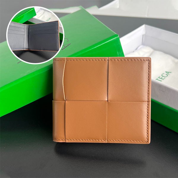 Very popular: Bottega Veneta fake leather bi-fold wallet / men's boe92662 Very popular: Bottega Veneta fake leather bi-fold wallet / men's boe92662