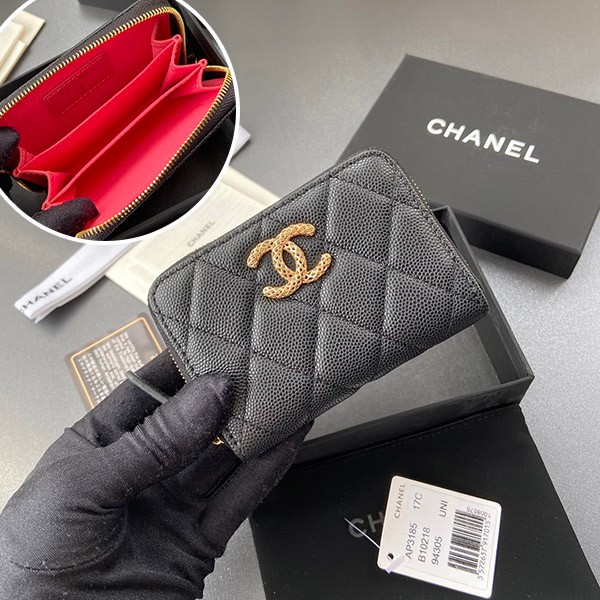 [Compact size] Chanel copy zip coin purse ap3521b13703