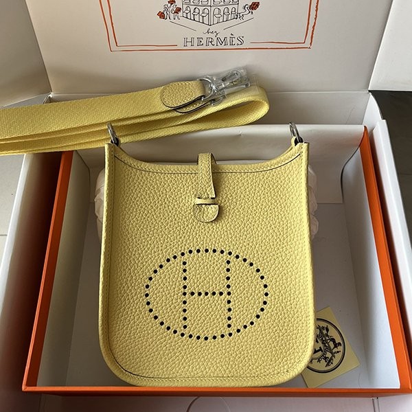 [Popular item] Hermes Evelyn Replica Mini 17 TPM Noir Silver erm66688