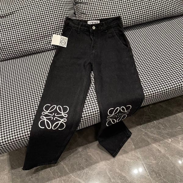 Nice Loewe Denim Anagram Baggy Jeans Parody S359Y11X43