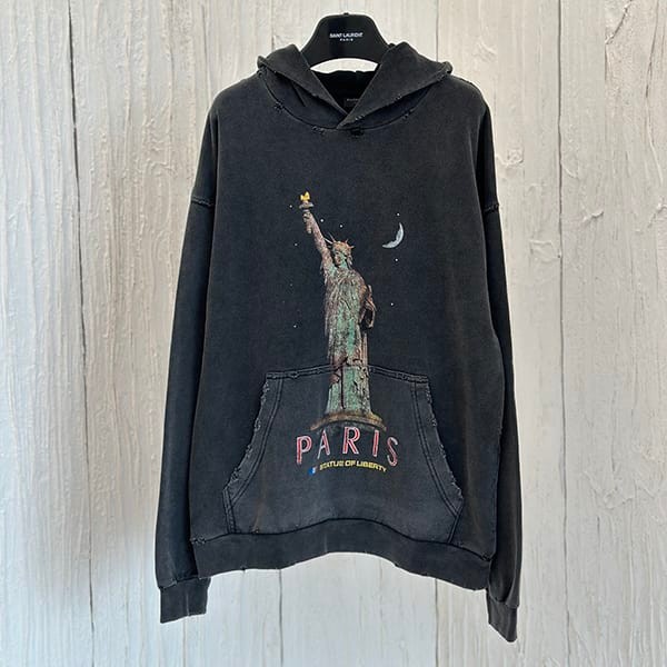 Recommended Balenciaga replica Paris Moon fleece large fit hoodie bau06753 Recommended Balenciaga replica Paris Moon fleece large fit hoodie bau06753