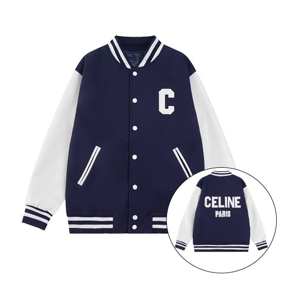 Immediate delivery Celine replica Teddy Varsity Jacket CET65008