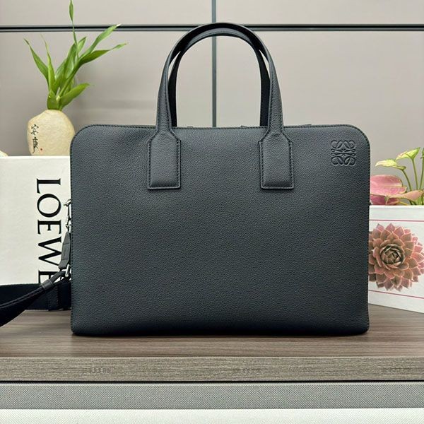 Nice Loewe Goya Leather Briefcase Replica lon35909