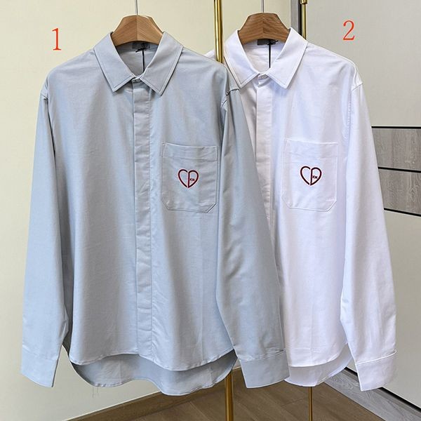 Lowest price challenge Dior bargain CD Heart embroidery shirt der76232 Lowest price challenge Dior bargain CD Heart embroidery shirt der76232