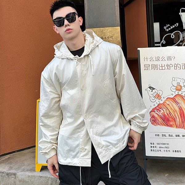 Very popular! Bottega Veneta replica nylon jacket with waist pouch bor65273