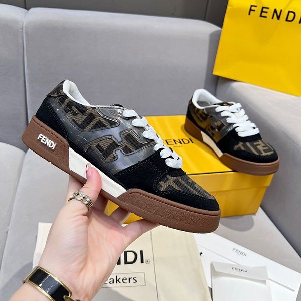 Attention-grabbing! Fendi Match Sneakers Replica 8E8504A