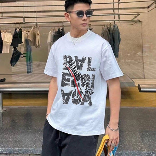 Balenciaga Replica Political Campaign T-shirt bad61459 Balenciaga Replica Political Campaign T-shirt bad61459