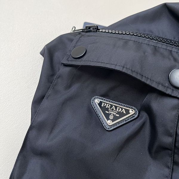 High quality???Prada Re-Nylon shirt jacket copy puh58177