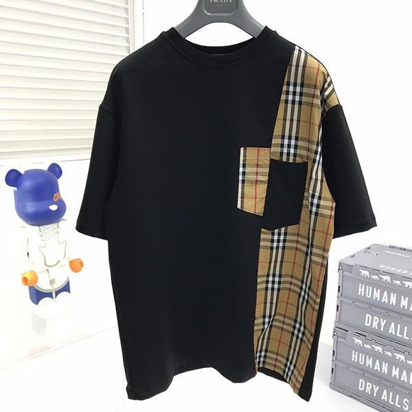 No.1 Popular [Burberry] Pocket Detail Oversized T-shirt Replica Bal59323