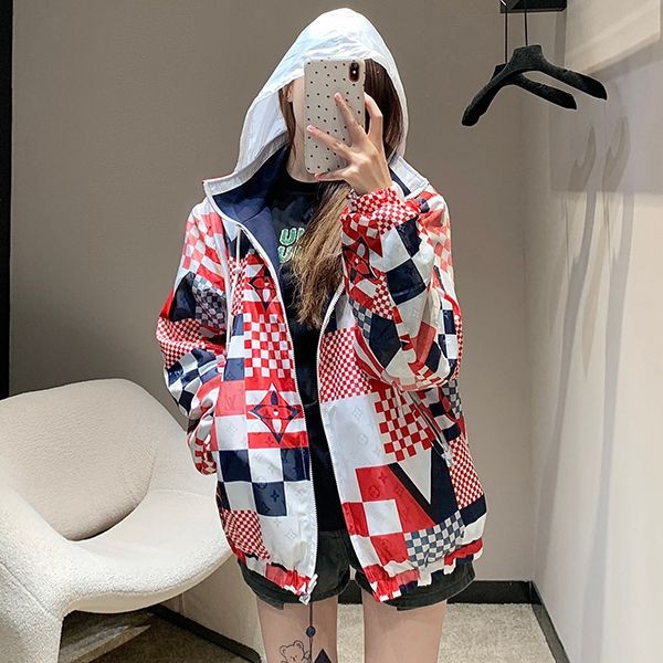 Cool Louis Vuitton Reversible Windbreaker Fake 1AFVN0