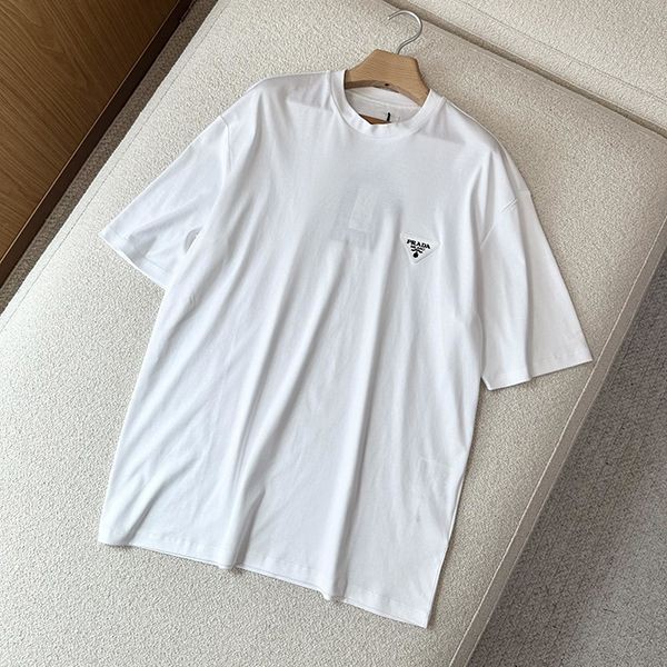 New color ☆ Rare Prada logo T-shirt replica white puj38172