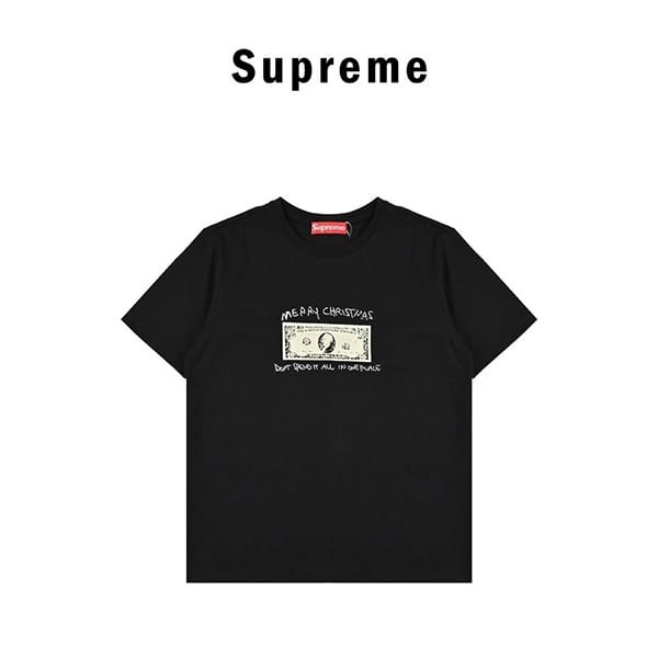 World-famous? Supreme Merry Christmas T-shirt replica SPEND IT TEE Shr03840 World-famous? Supreme Merry Christmas T-shirt replica SPEND IT TEE Shr03840