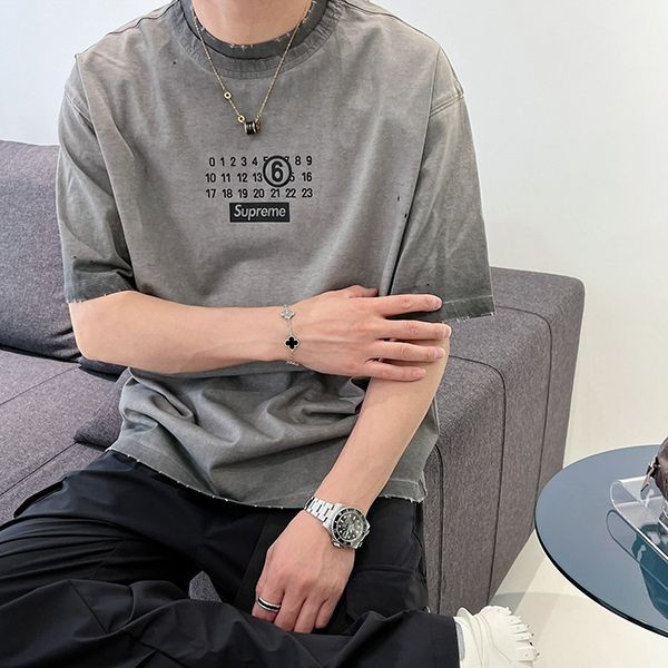 Maison Margiela Supreme N-grade collaboration short-sleeved t-shirt Mac36317