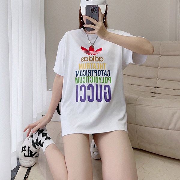 Recommended adidas x Gucci cotton jersey T-shirt guw27024