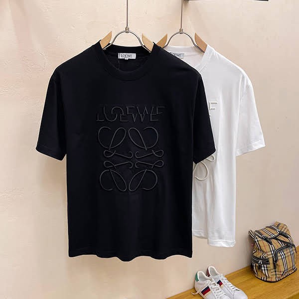 Loewe Replica Loose Fit T-Shirt Anagram 2 Colors (Cotton) H526Y22XAG Loewe Replica Loose Fit T-Shirt Anagram 2 Colors (Cotton) H526Y22XAG