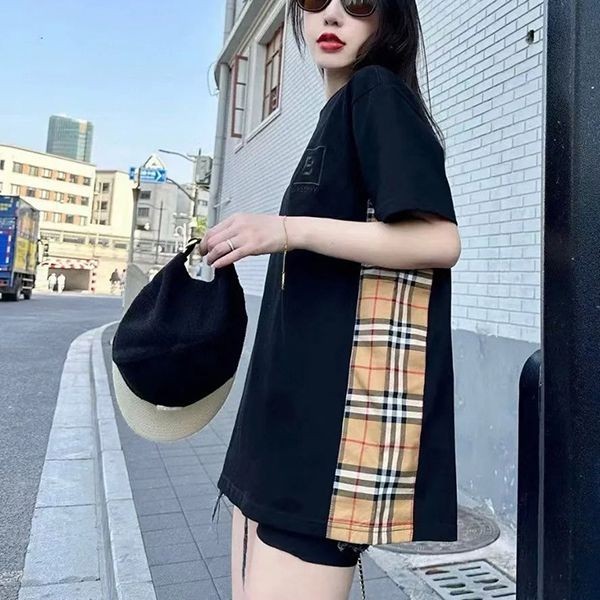 Burberry Vintage Check Detail T-Shirt Replica Bas68253 Burberry Vintage Check Detail T-Shirt Replica Bas68253