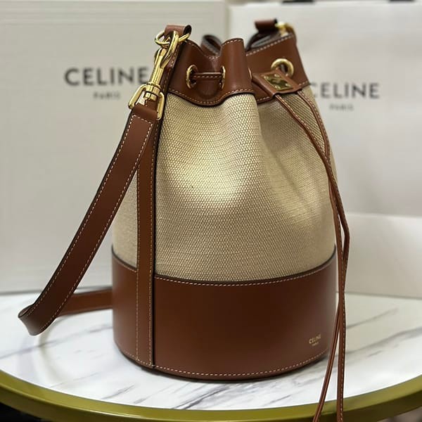 Celine Marine Small Drawstring Bag Fake 113082EZR02N Sold Out