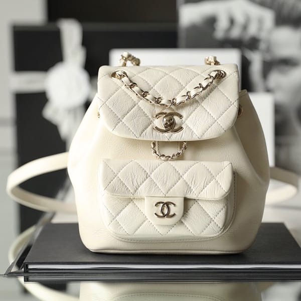 Boutique Chanel Replica Small Backpack Camel sho32030