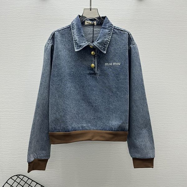 Best price challenge Miu Miu denim n-grade blouson jacket myr03555 Best price challenge Miu Miu denim n-grade blouson jacket myr03555