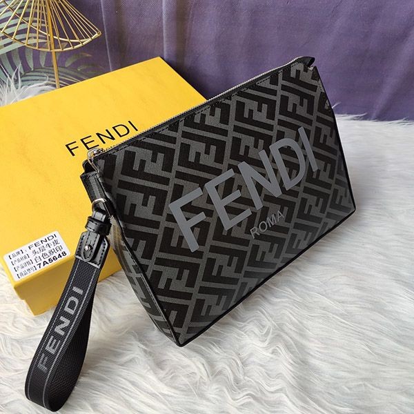 ★Popular in Japan! Fendi FF Fabric Slim Clutch Bag Replica 7VA564AJJ4F0GXN ★Popular in Japan! Fendi FF Fabric Slim Clutch Bag Replica 7VA564AJJ4F0GXN