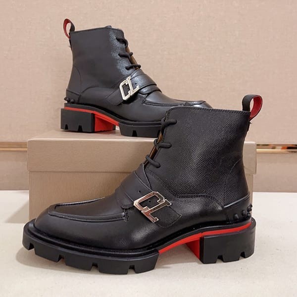 No. 1 in total sales! Louboutin Replica Melon Leather Chelsea Boots Rup91618
