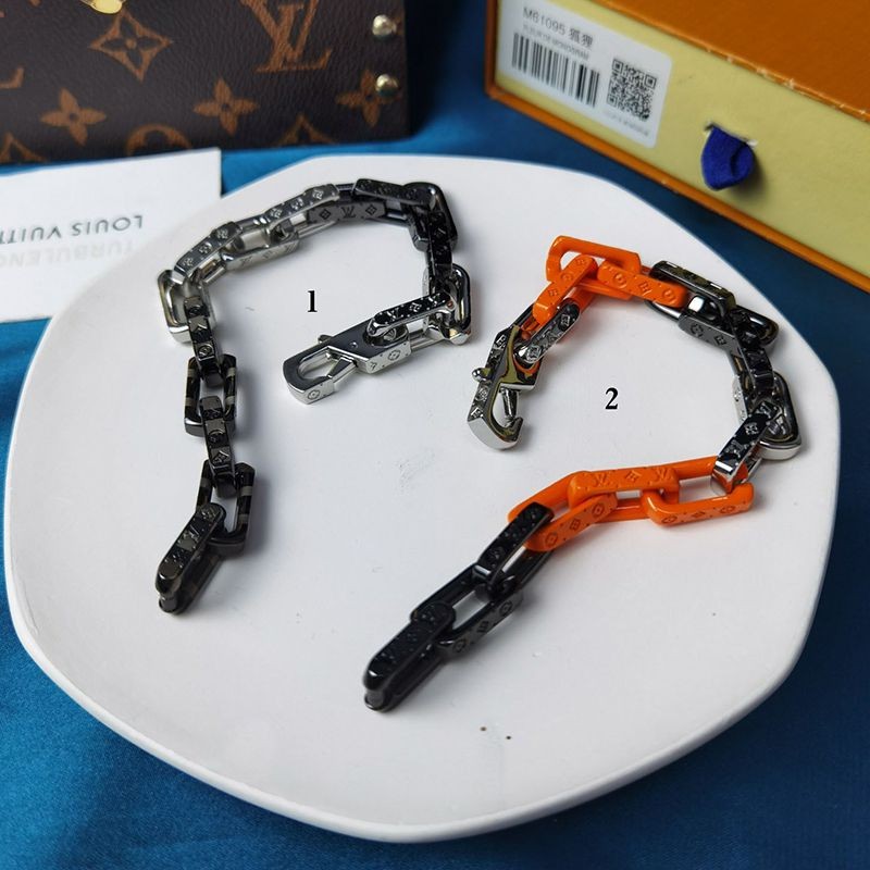 New for Spring/Summer Louis Vuitton☆Bracelet? Damier Monogram Chain Bracelet Replica 2 Colors vul60894