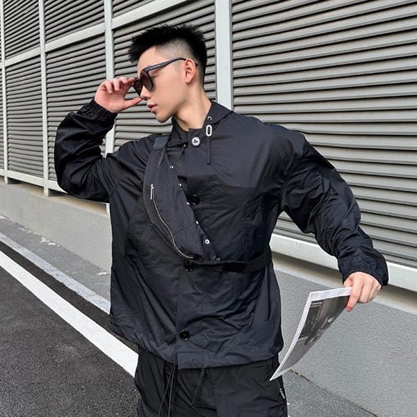 No. 1 in total sales! Bottega Veneta nylon jacket with waist pouch fake bob43022