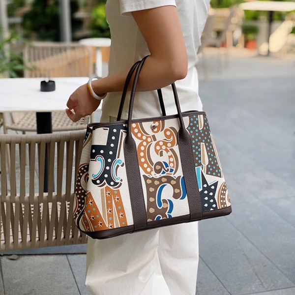 New Hermes print cute Garden Party 36 fake eri58212 New Hermes print cute Garden Party 36 fake eri58212