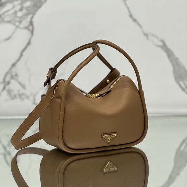 Hard to find, super popular 24SS Prada leather handbag replica pus08099