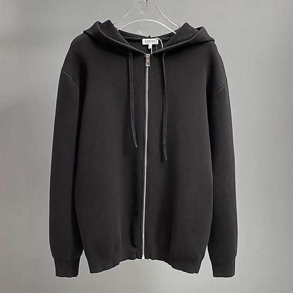 An eye-catching item! Loewe Zip Hoodie Replica Anagram Logo Low69632