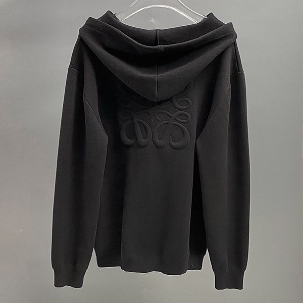 An eye-catching item! Loewe Zip Hoodie Replica Anagram Logo Low69632
