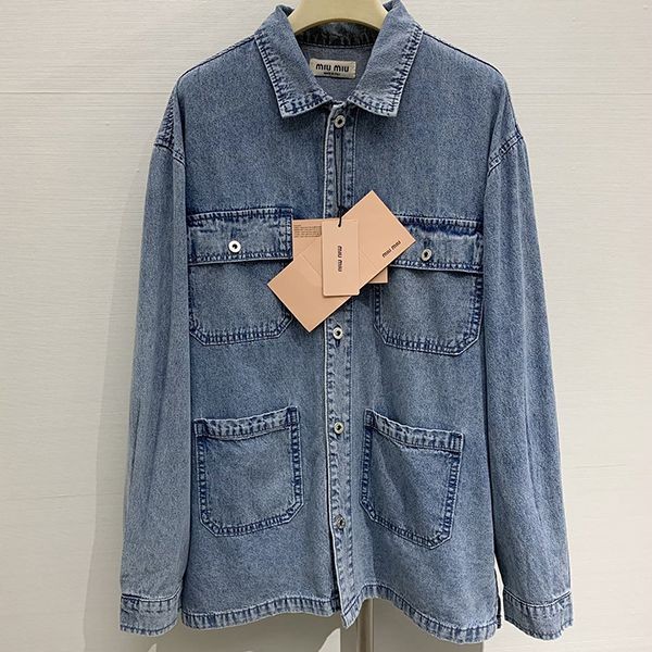 ☆Super popular☆Miu Miu denim replica blouson jacket myt40670 ☆Super popular☆Miu Miu denim replica blouson jacket myt40670
