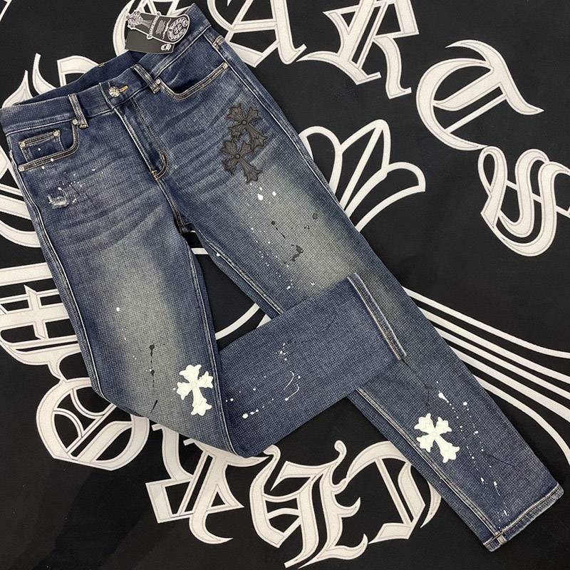 Love at first sight? Chrome Hearts x Drake Levis Cross Denim Replica [Miami Limited] Kup56567