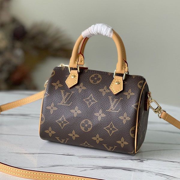 No. 1 in total sales! Louis Vuitton Nano Speedy Monogram Replica M81085 No. 1 in total sales! Louis Vuitton Nano Speedy Monogram Replica M81085
