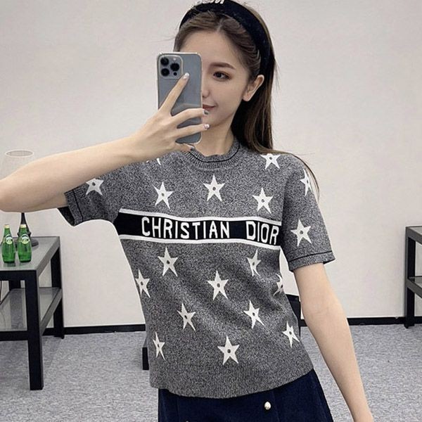 Express delivery Dior short sleeves grade n wool cashmere knit dep57008