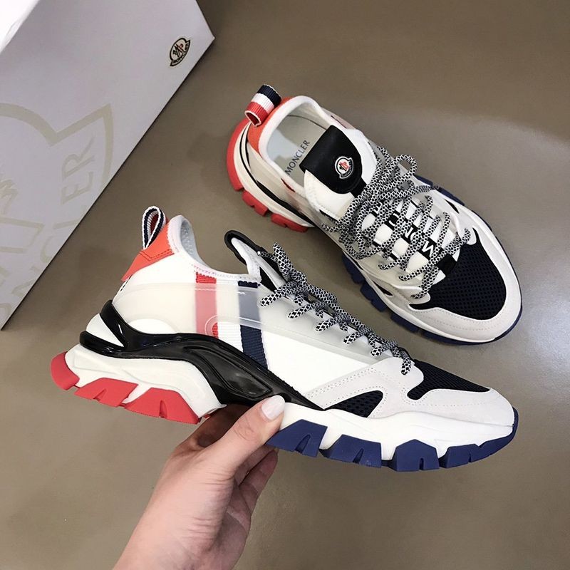 Eye-catching color Moncler replica Emilia low-top sneakers mon92655