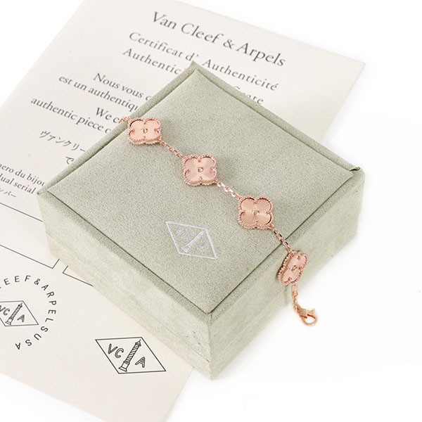 Van Cleef & Arpels Vintage Alhambra Replica Bracelet, 5 Motifs vcarp3jk0 Van Cleef & Arpels Vintage Alhambra Replica Bracelet, 5 Motifs vcarp3jk0