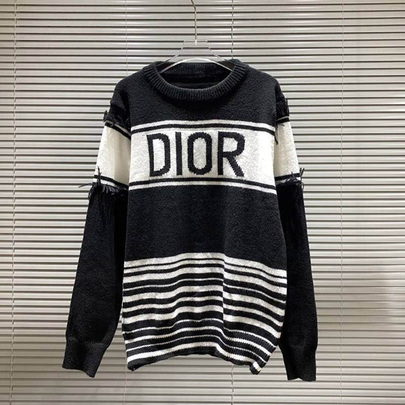 ★Popular in Japan! [Dior] 21/22aw new reversible crew neck sweater dea97544