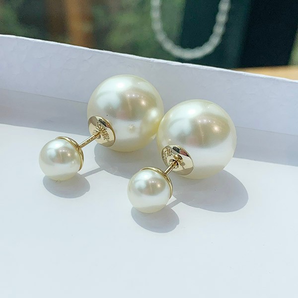 Dior Tribal Pearl Earrings Replica Tribales E0078MIDRS_D301