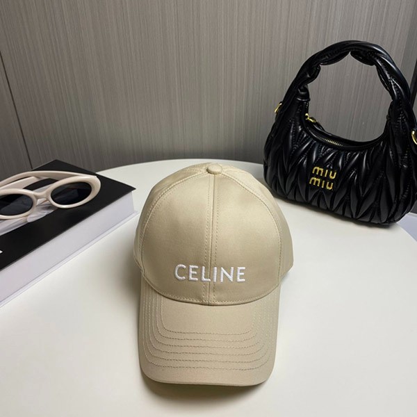 Celine Logo Embroidered Baseball Cap Replica Hat Ceg64705