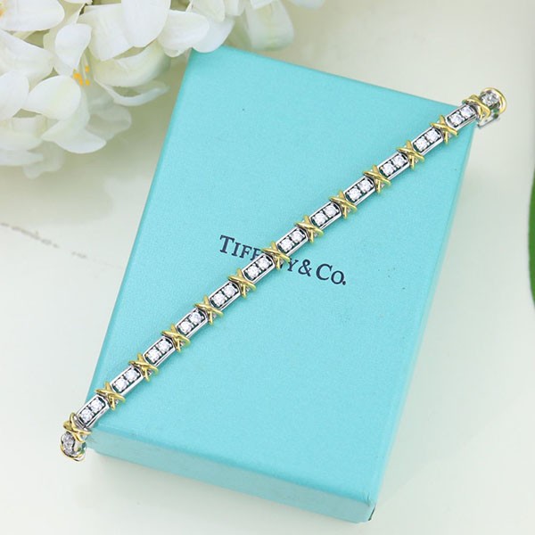 Tiffany Cross Design Diamond Eternity Ring Tic25620