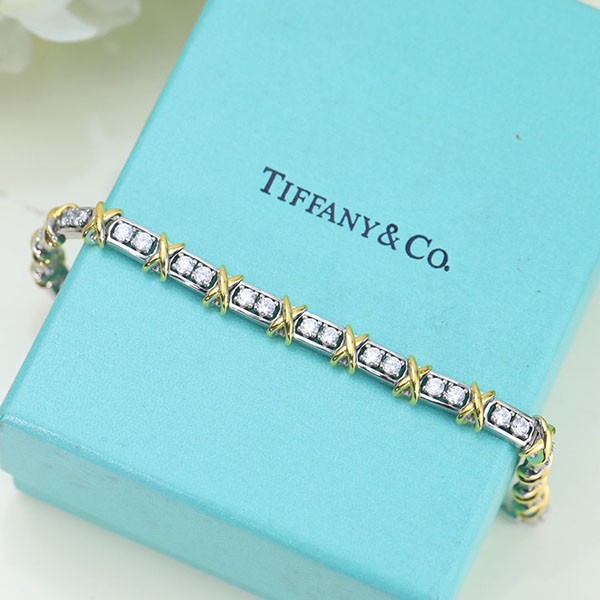 Tiffany Cross Design Diamond Eternity Ring Tic25620