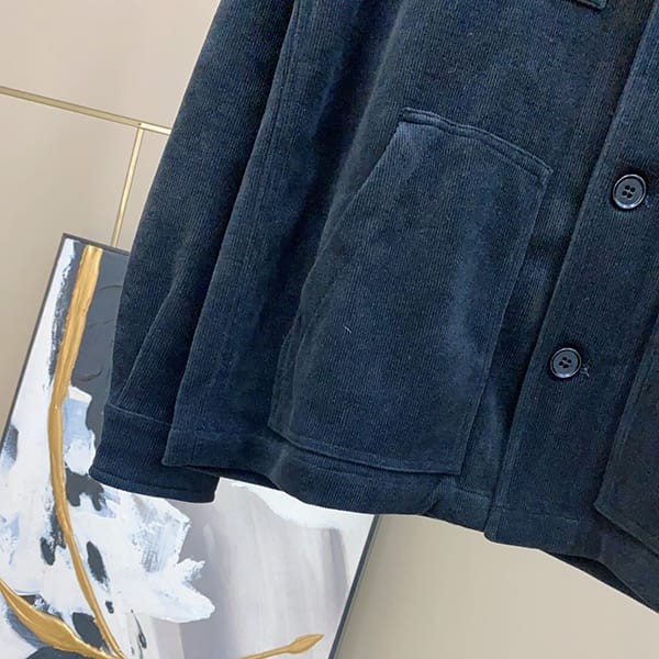 Nice Prada Replica Pinwale Corduroy Shirt pul22126