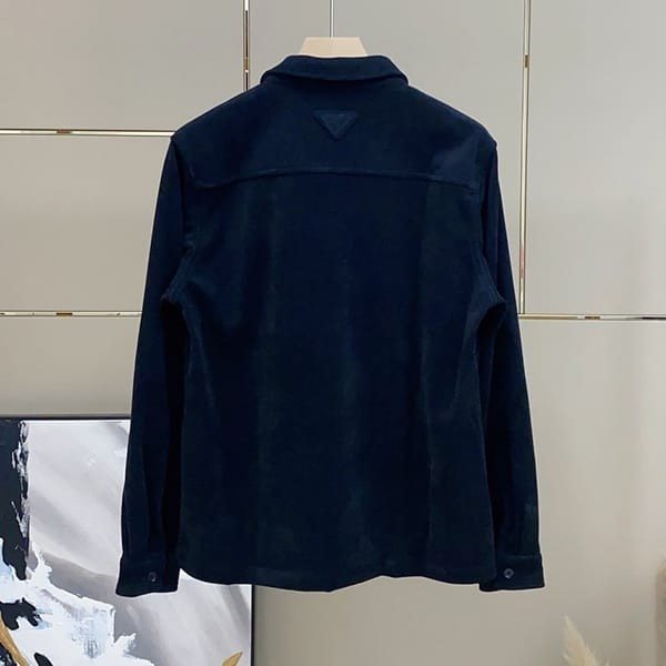 Nice Prada Replica Pinwale Corduroy Shirt pul22126