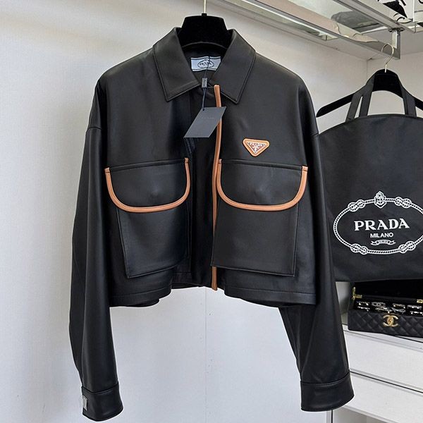 Express delivery, n-grade Prada leather jacket, cheap pub06770 Express delivery, n-grade Prada leather jacket, cheap pub06770