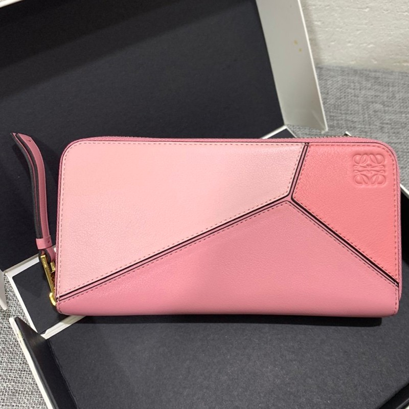 Domestic delivery Loewe wallet puzzle copy round zip wallet lov96806