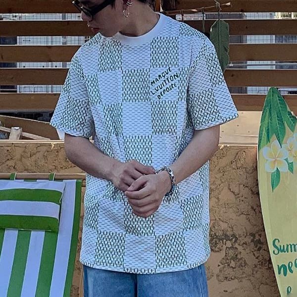 I definitely want it! Louis Vuitton Replica Damier T-shirt short sleeve vul45831