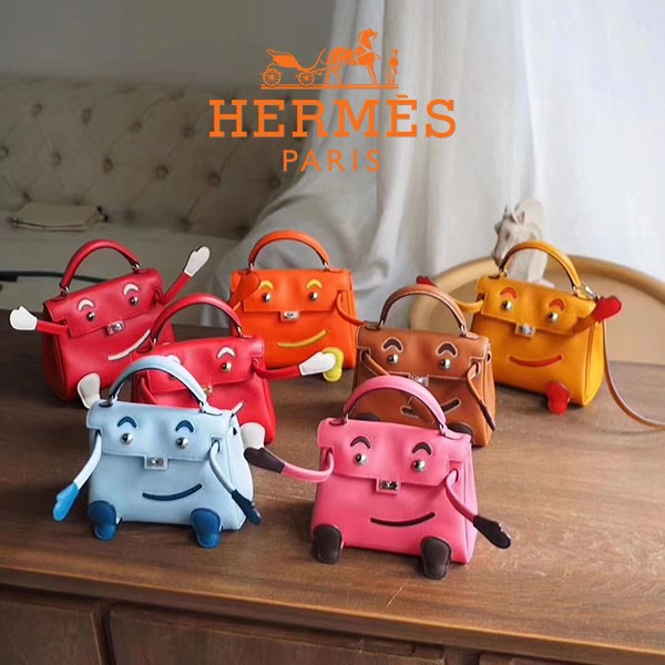 Very popular all over the world? Hermes Kelly Doll replica silver hardware 7 colors ero29212