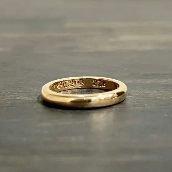 Love at first sight? Chrome Hearts Bubble Gum Ring Replica Wedding 22K Kud78973