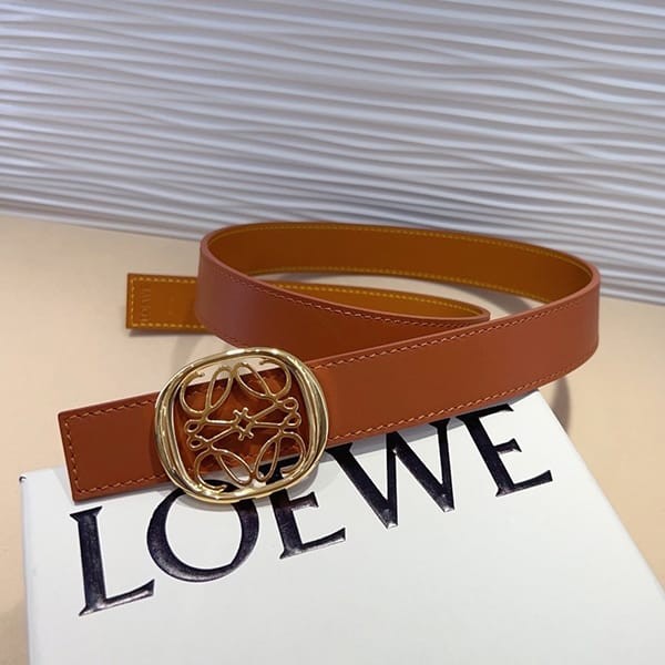 High-end brand Loewe replica Anagram reversible ellipse belt loz81309 High-end brand Loewe replica Anagram reversible ellipse belt loz81309